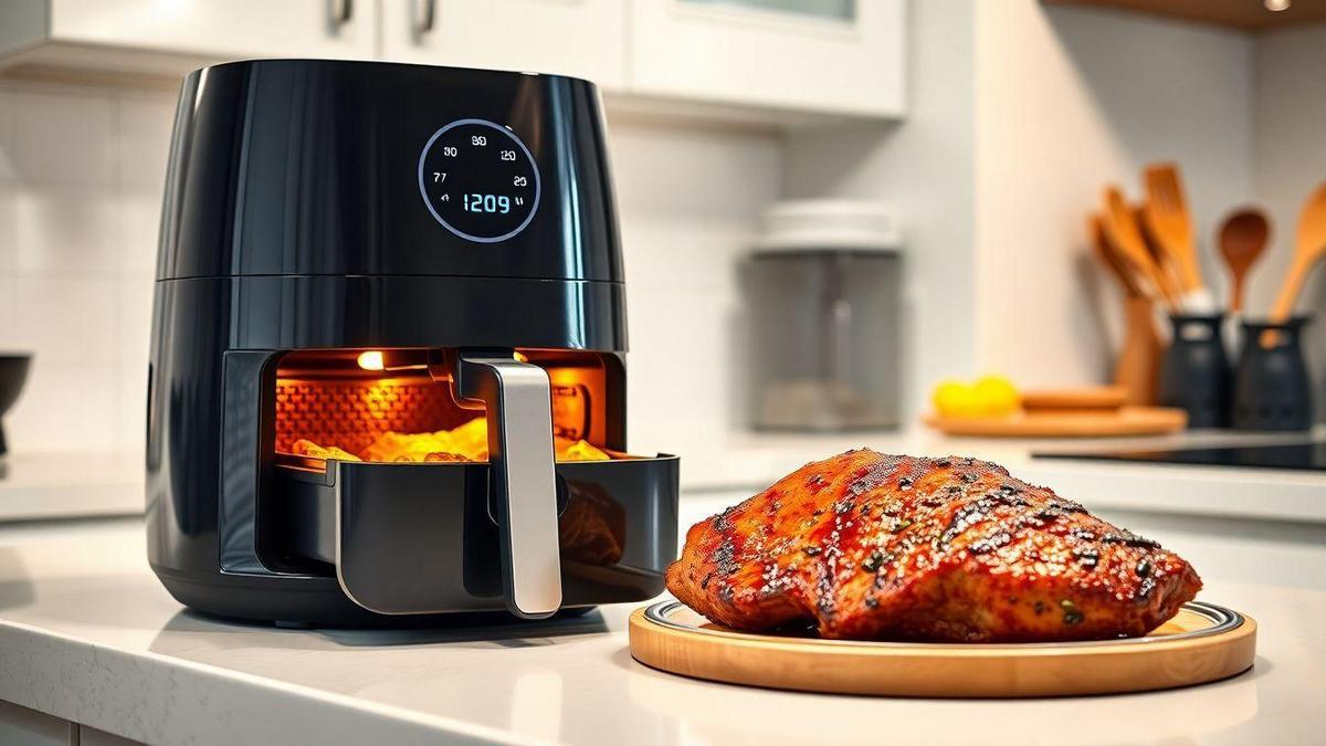 Ajustes de temperatura para carnes na air fryer