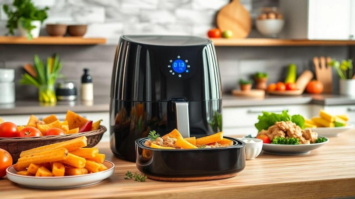 Benefícios de usar uma air fryer