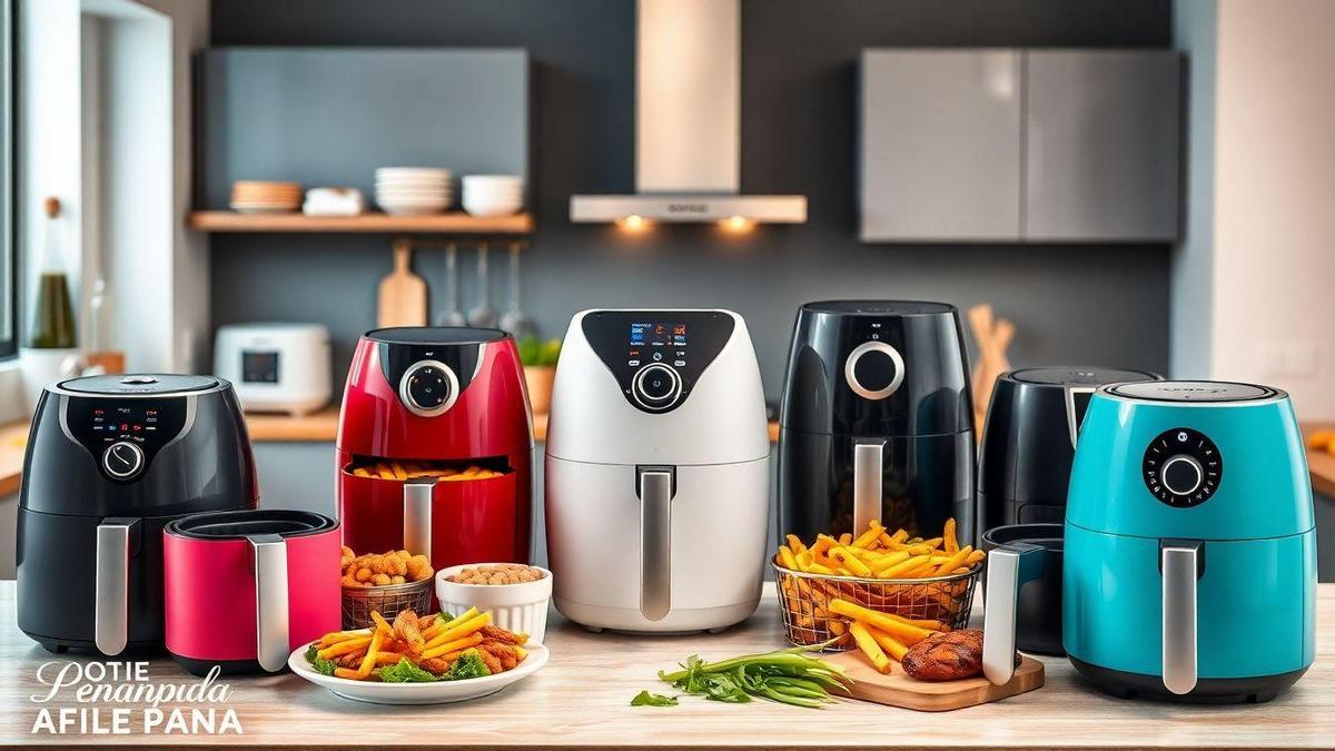 Comparação de marcas e modelos de air fryers