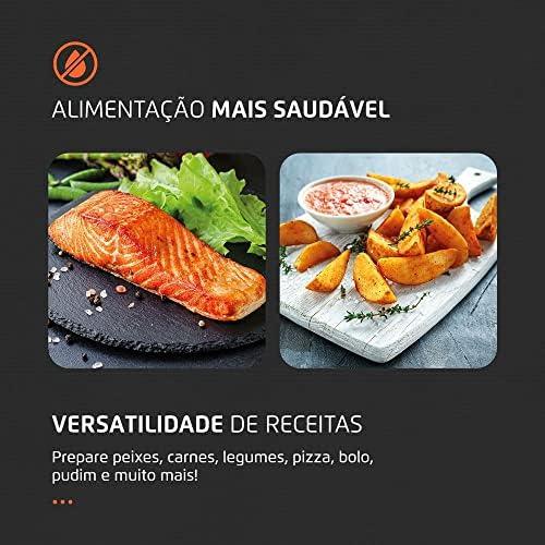         Fritadeira Air Fryer Forno Oven 12 Litros, Mondial, Preto/Inox, 2000W, 110V - AFON-12L-BI       